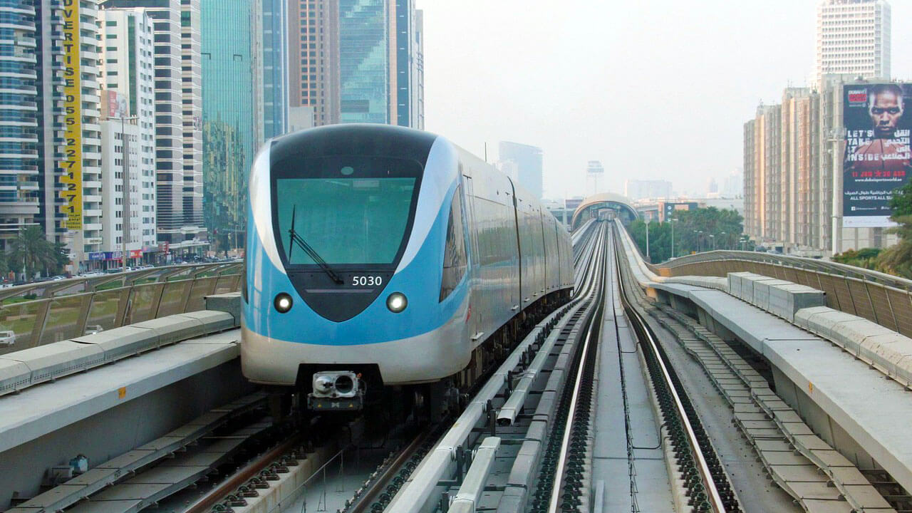 Nadzemní metro v Dubaji
