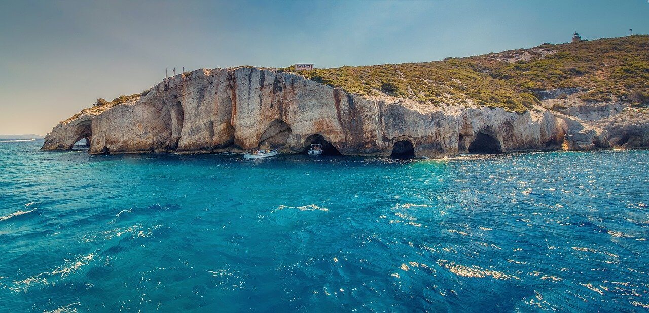 Modré jeskyně, Zakynthos